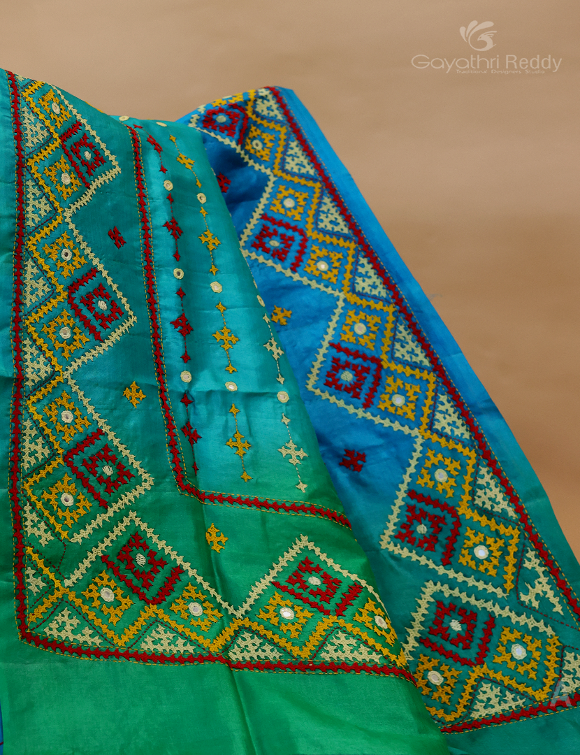 PURE TUSSAR KUTCH WORK-TS836