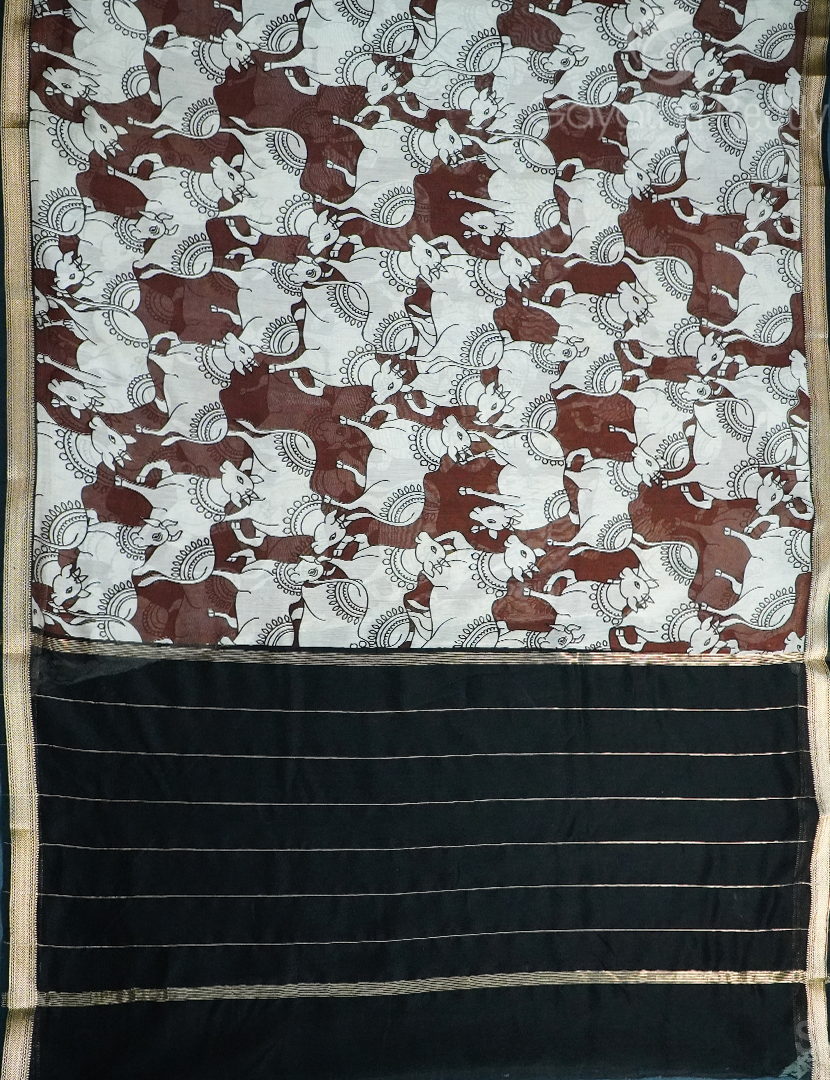 PURE CHANDERI PRINTED-CHS238