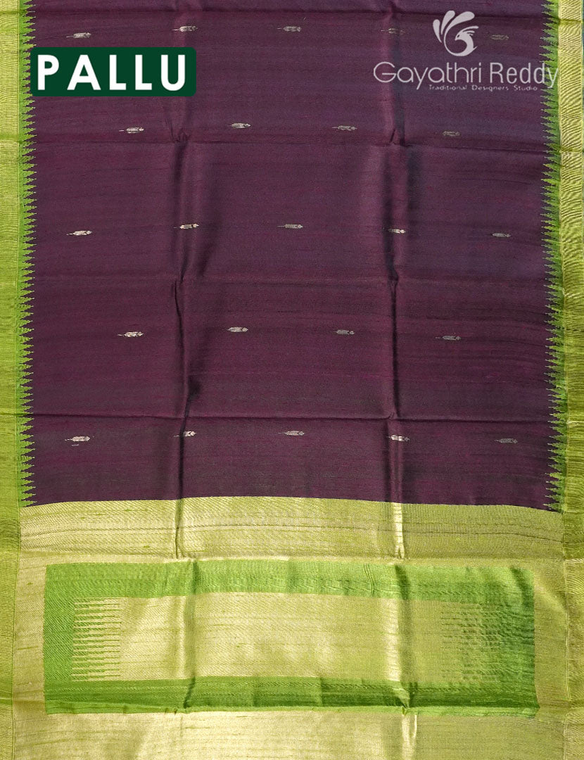 PURE KHADI PATTU SAREE-KHP1349