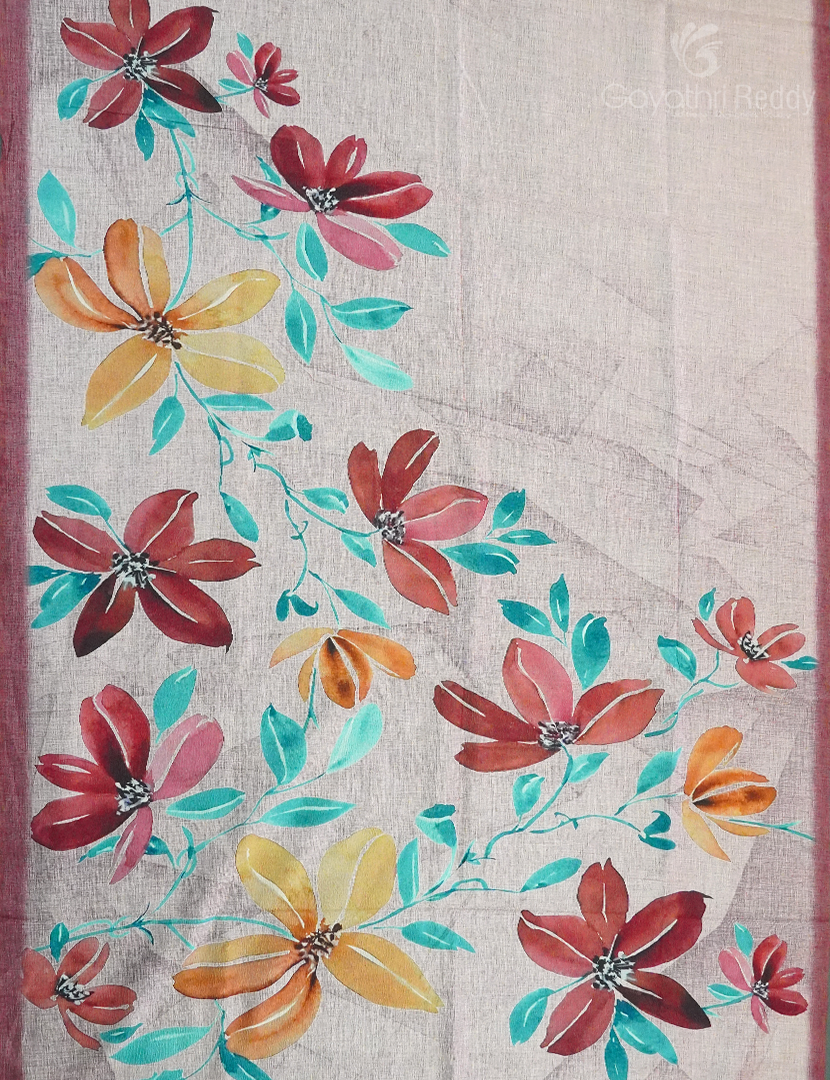 WRINKLE ORGANZA SAREE-OP575