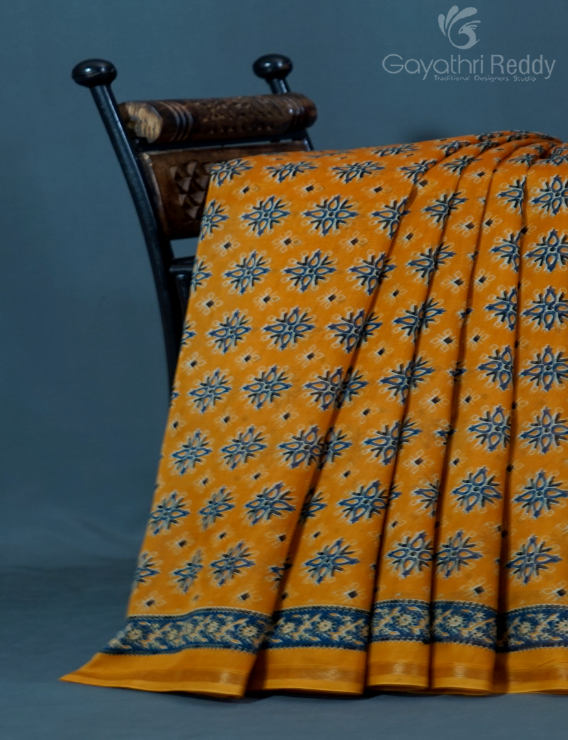 PURE CHANDERI AJARAKH PRINT-PCS513