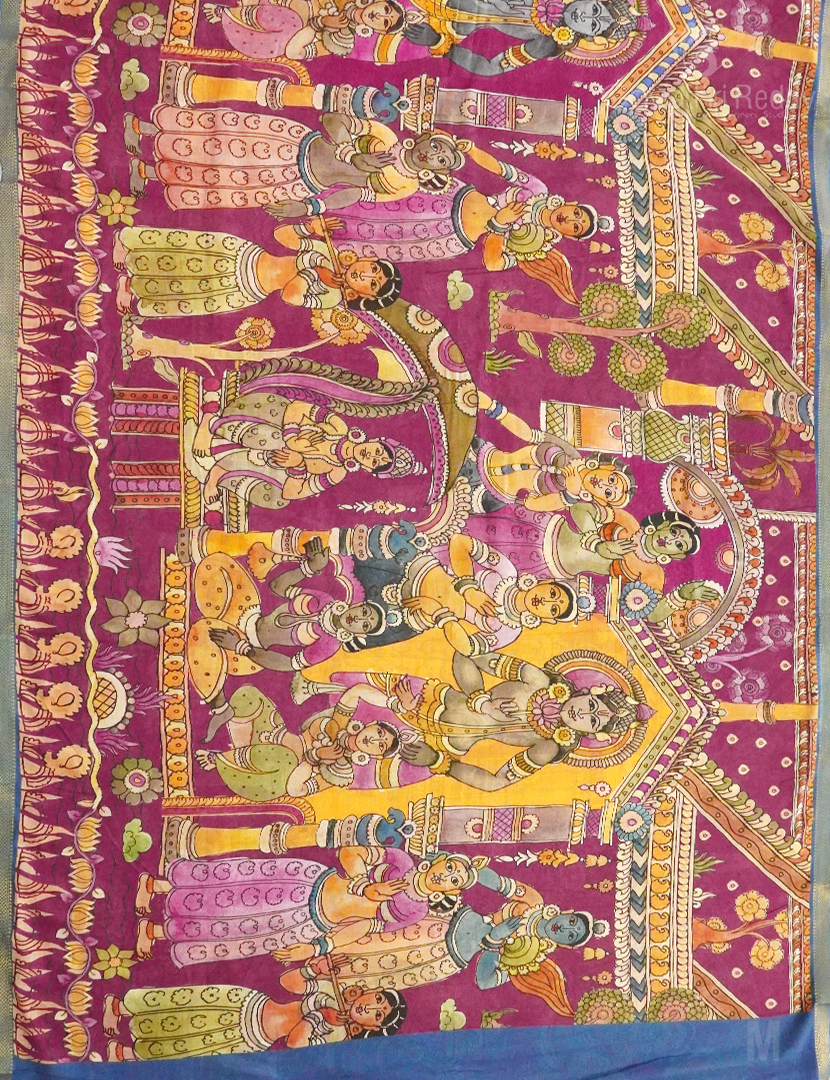 PURE KALAMKARI KHADI COTTON-KKC118