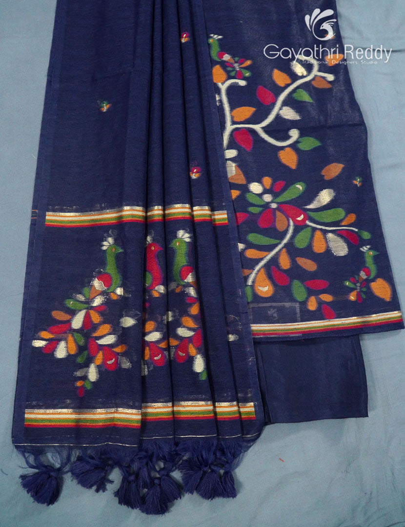 JAMDANI DRESS MATERIAL(3PC)-JDM17