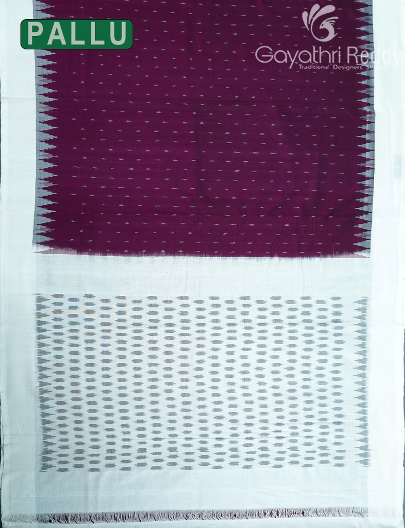 PURE IKKAT COTTON (H.L) SAREE-IKC1047