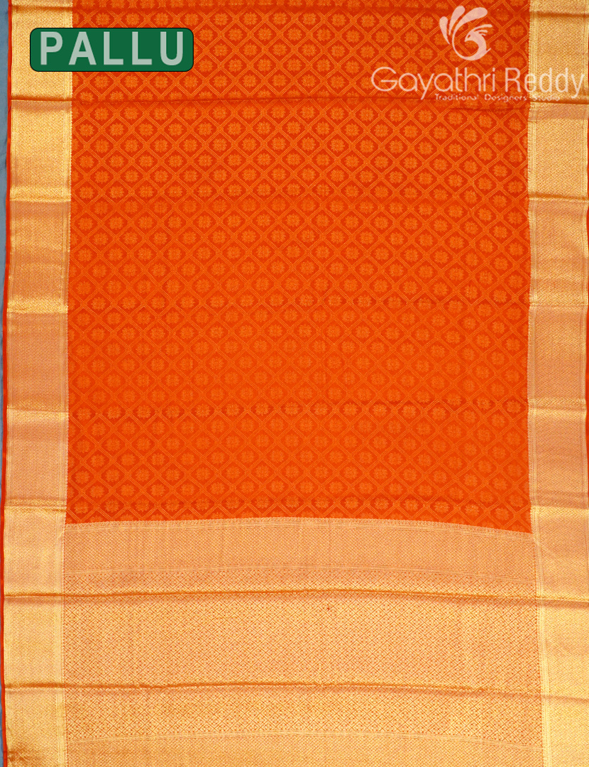 SEMI MYSORE CRAPE SAREE-SMC311