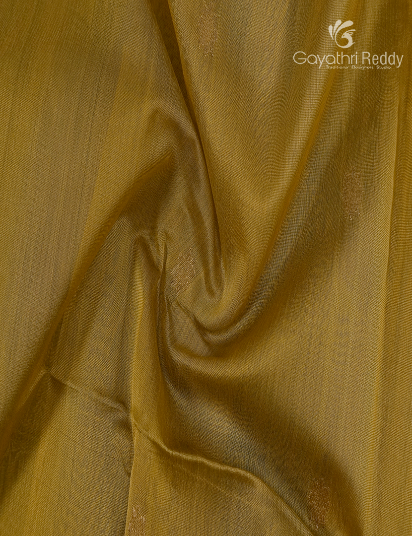 Pure Chanderi Sico Saree in Mehendi Green and Deep Magenta