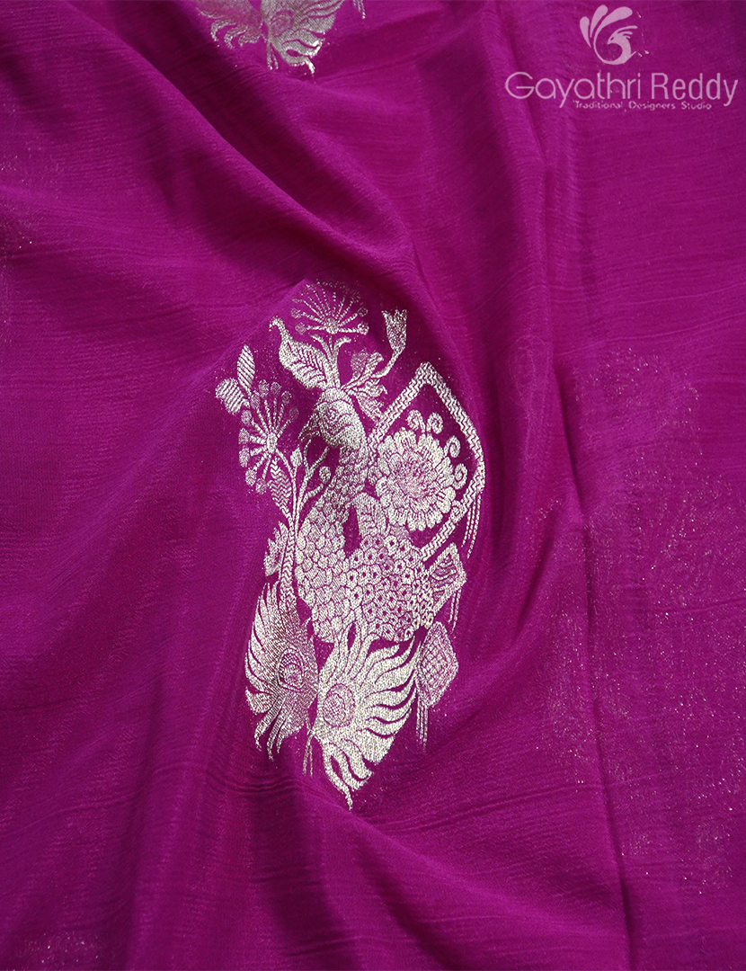 CHIFFON FANCY SAREE-PCF279