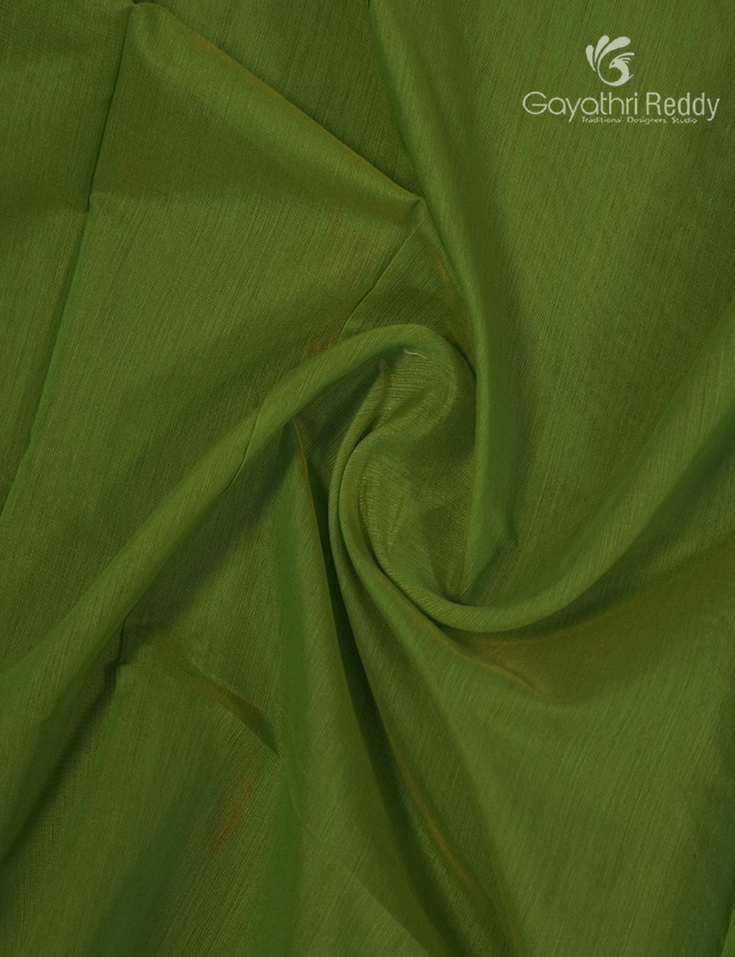 Sico Saree in Leaf Green and Light Yellow