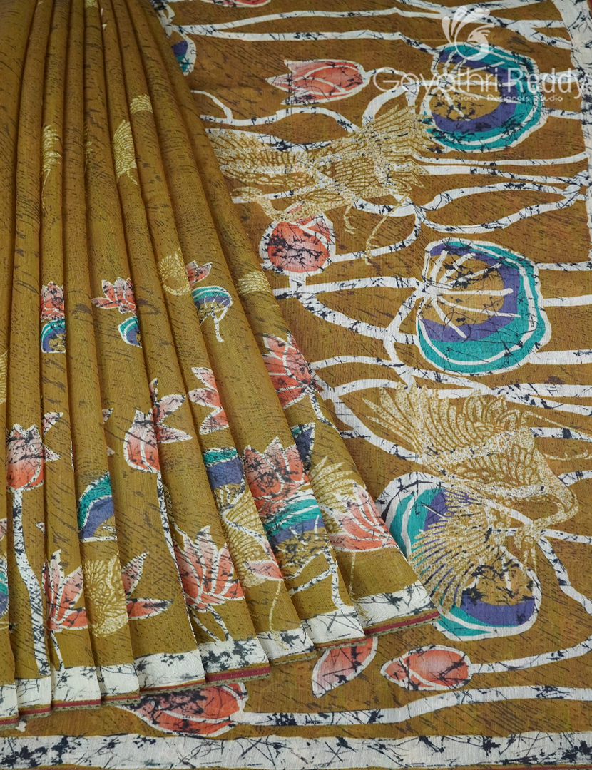 CHANDERI SILK SAREE-CPS1110
