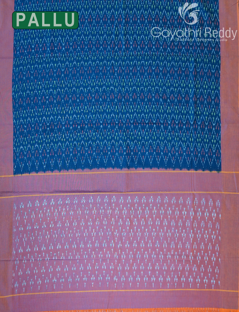 PURE IKKAT COTTON SAREE-IKC1080