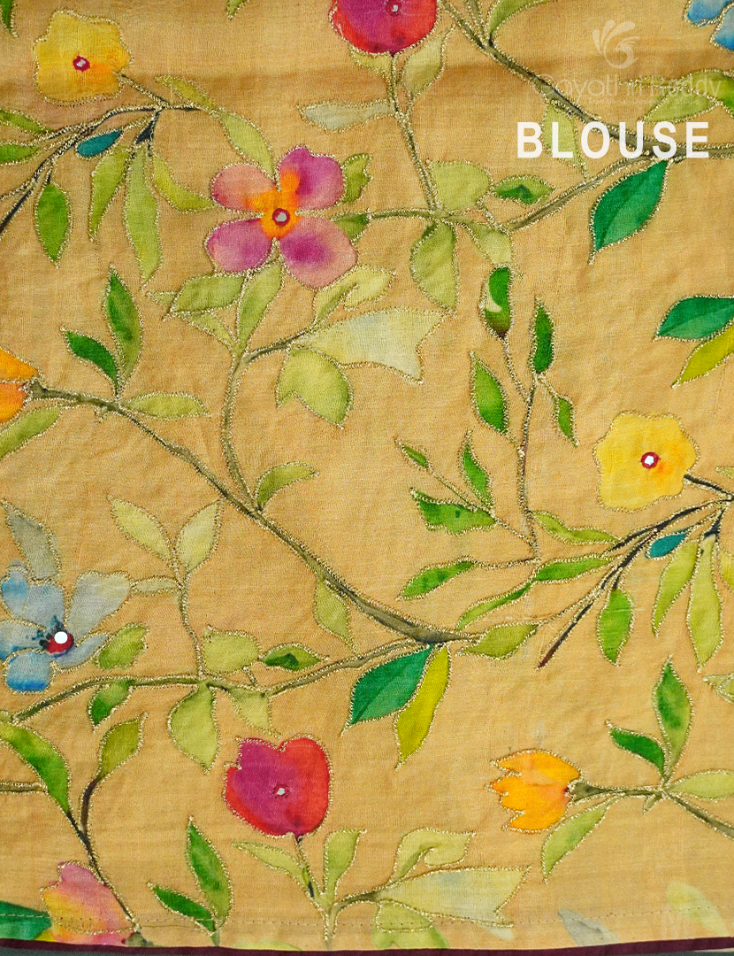 PURE DESI TUSSAR HEAVY HANDWORK-TS1350