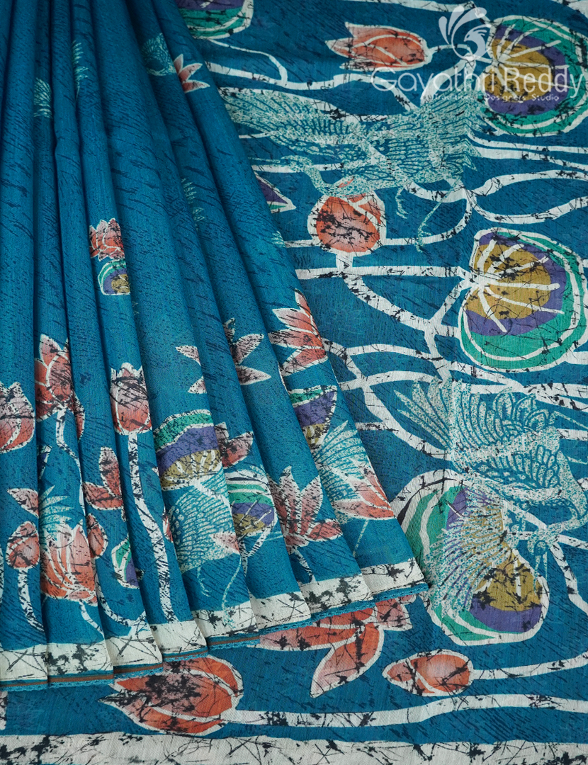 CHANDERI SILK SAREE-CPS1111