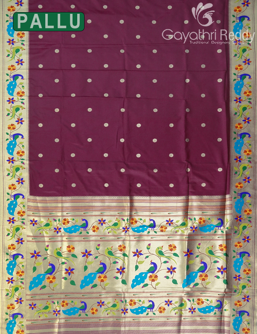 SEMI PAITHANI SAREE-SPS52