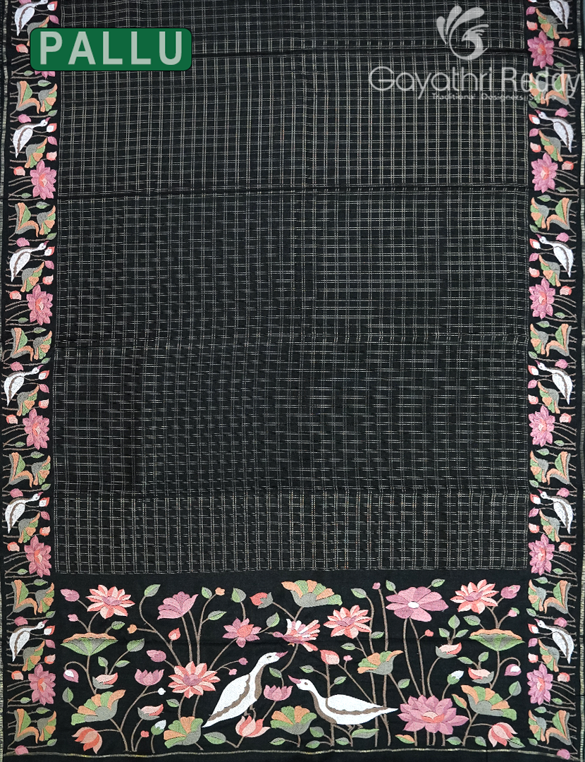 KHADI SILK WORK SAREE-KSW38