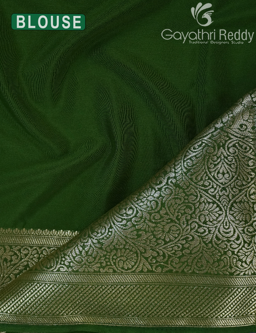 SEMI MYSORE CREPE SAREE-SMC345
