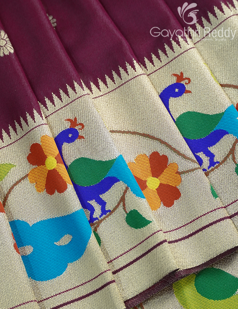 SEMI PAITHANI SAREE-SPS52