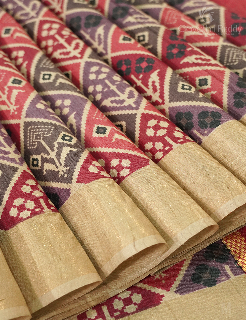 PURE DESI TUSSAR SILK-TS1358