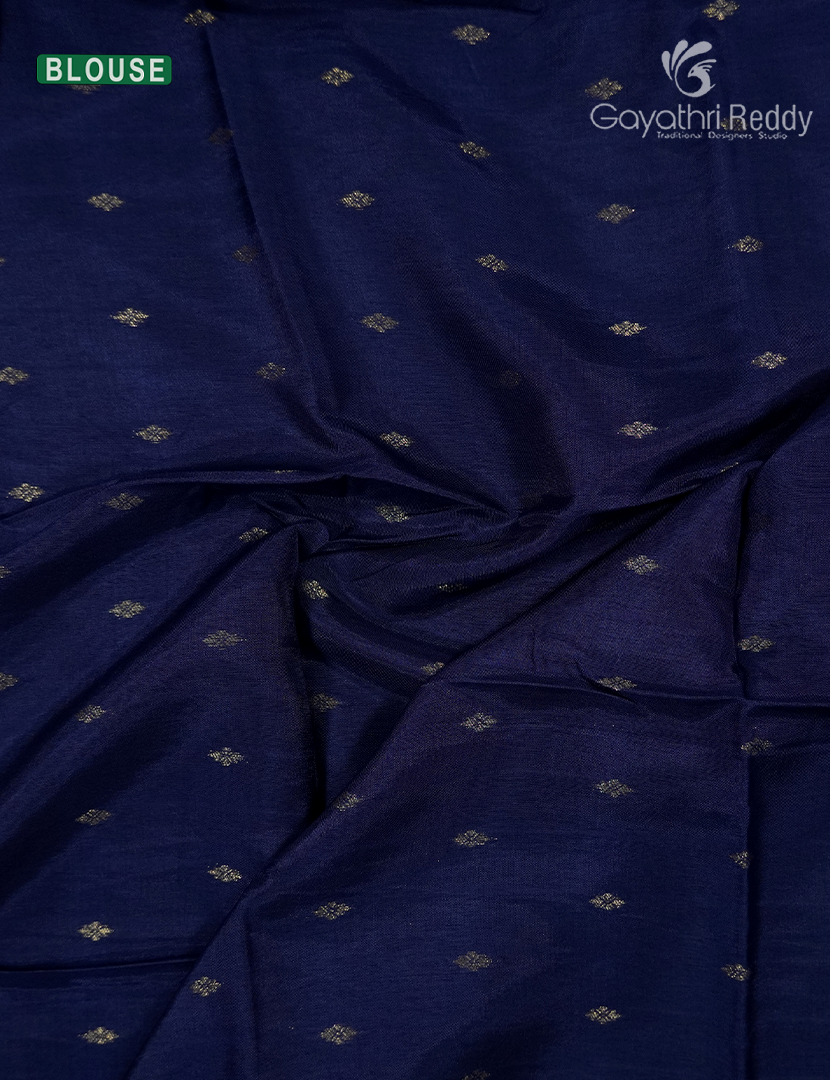 Semi Mysore Crepe Saree in Deep Red