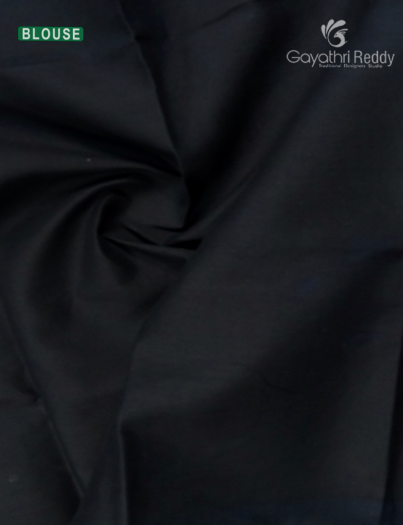 Pure MulMul Cotton Saree in Maroon and Black