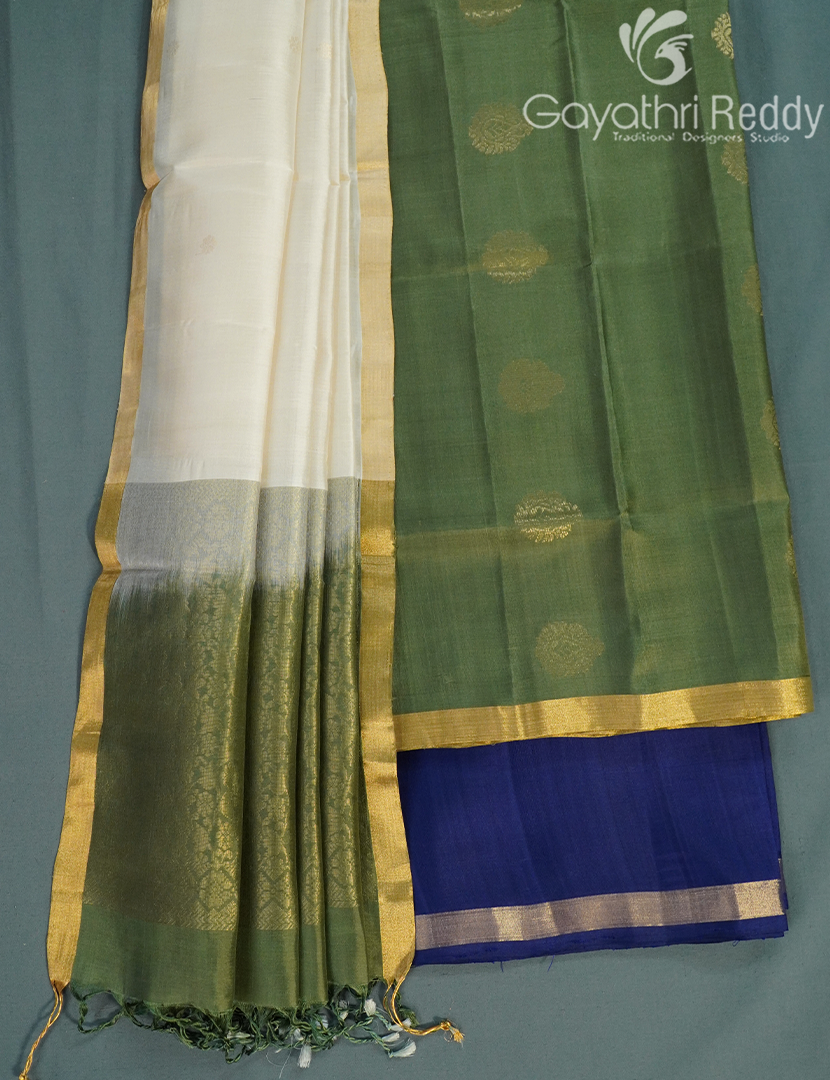 PURE KANCHI PATTU (D.M) 3PC-KPDM18