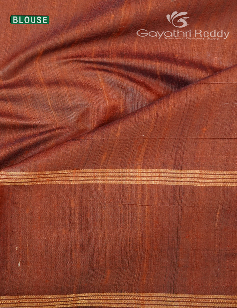 Pure Khadi Pattu Saree in Deep Mustard