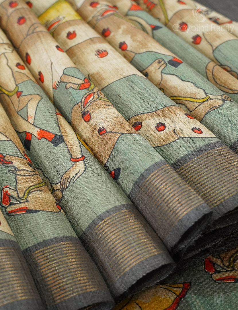 PURE DESI TUSSAR SILK-TS1320