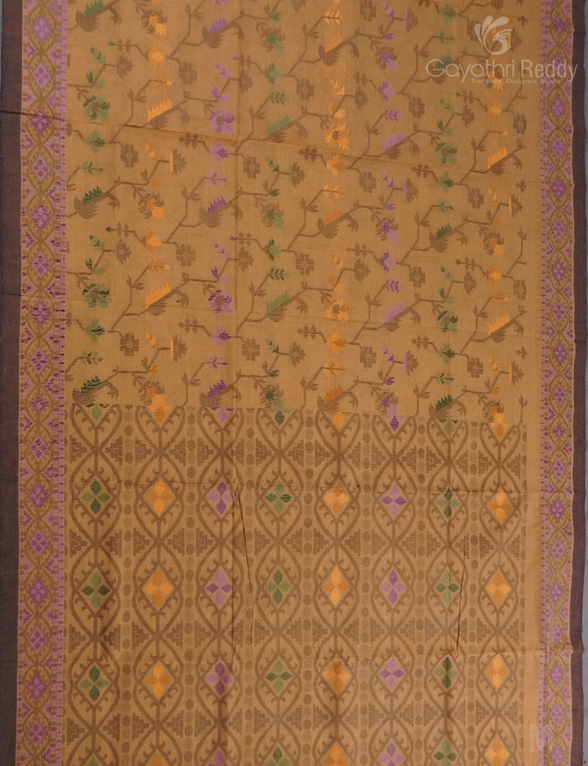 JAMDANI COTTON(WITHOUT BLOUSE)-JMC454