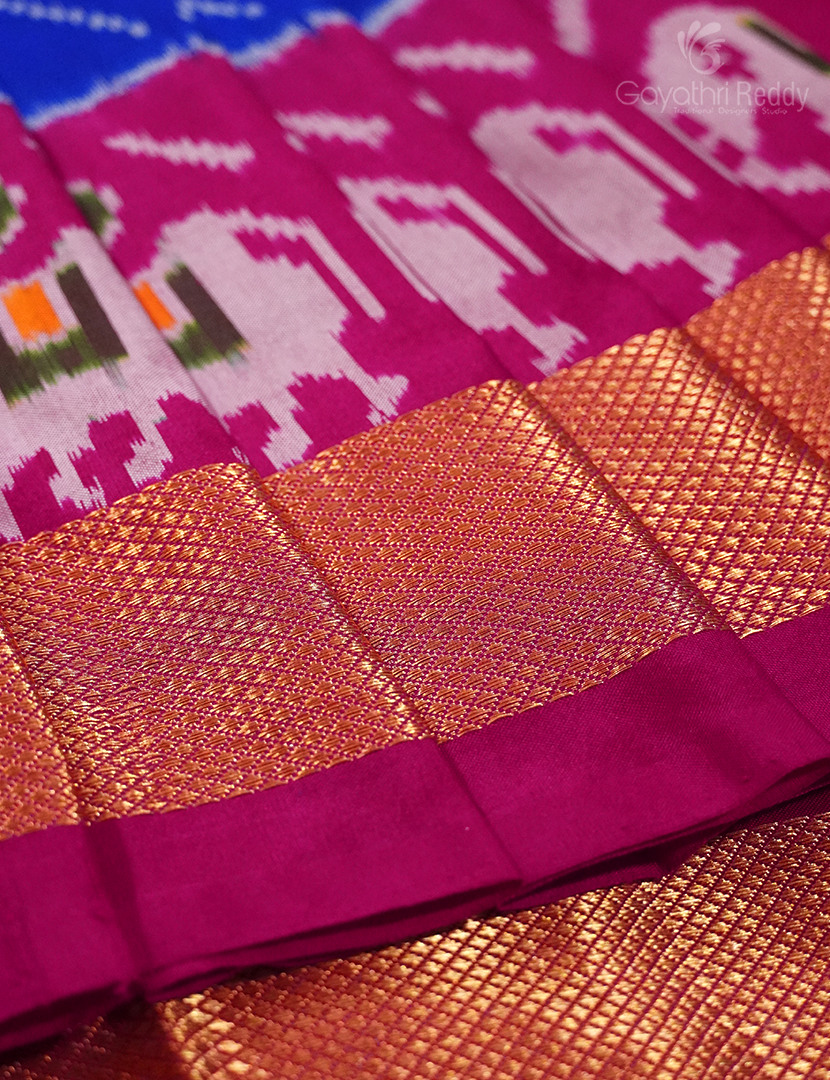 PURE IKKAT PATTU LEHANGA(MEDIUM SIZE)-IPL69