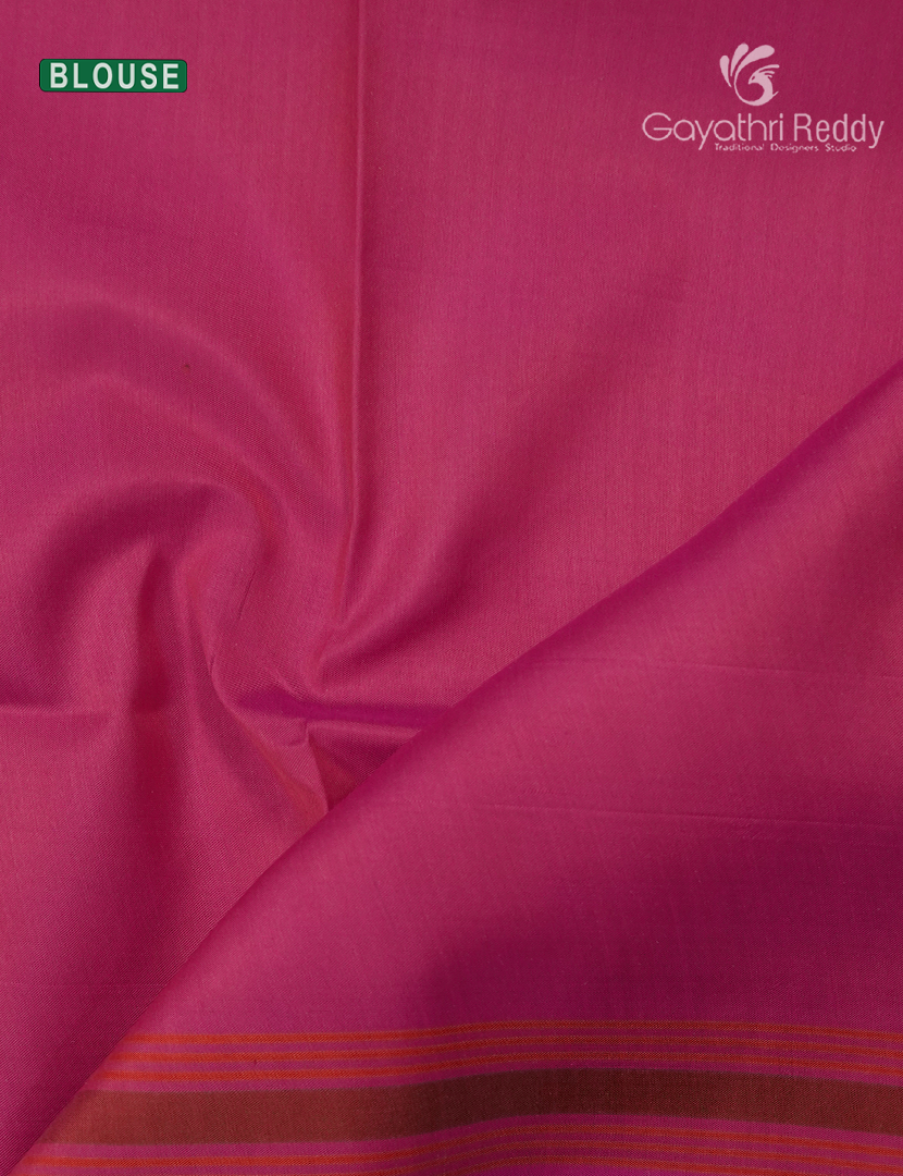 Pure Ikat Silk Saree in Baby Pink