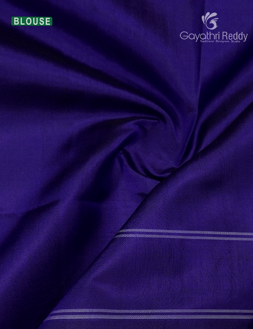 Pure Ikat Silk Saree in Violet