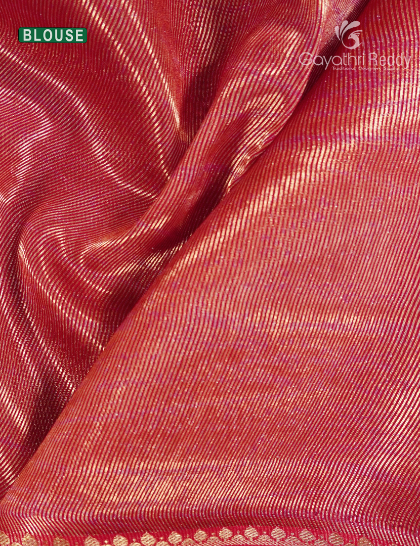 Pure Maheshwari Silk Saree in Bottle Green and Rani Pink