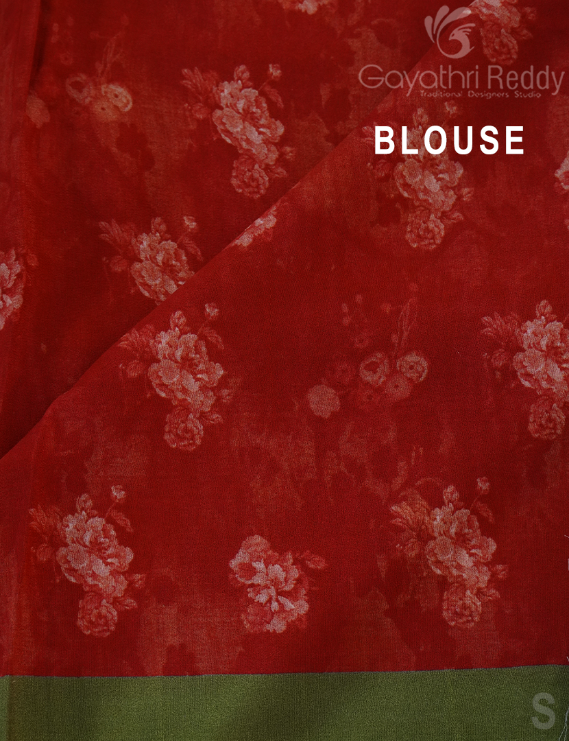 PURE CRAPE PRINTED SAREE-PCP6