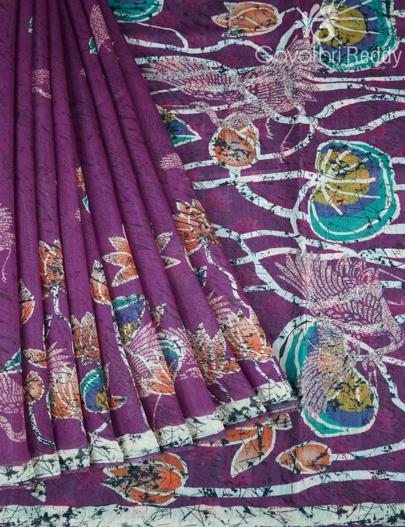 CHANDERI SILK SAREE-CPS1112