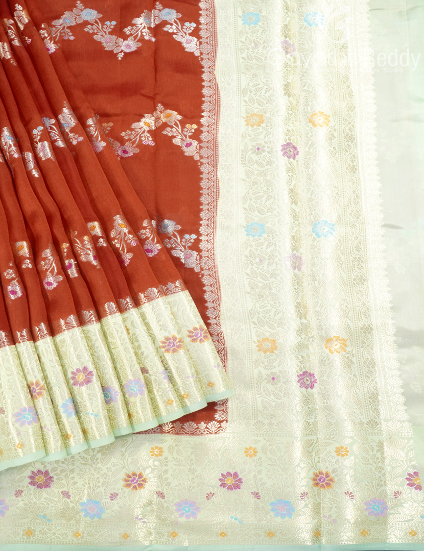 MANGO SILK SAREE -PRM997