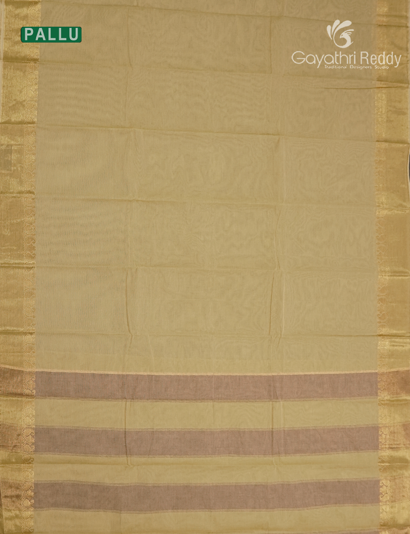 Pure Kanchi Cotton Saree in Light Green