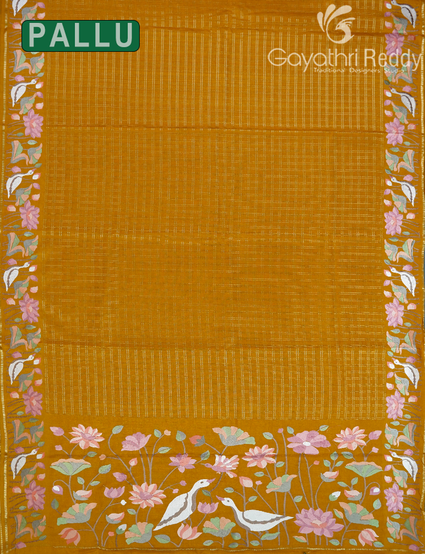 KHADI SILK WORK SAREE-KSW39