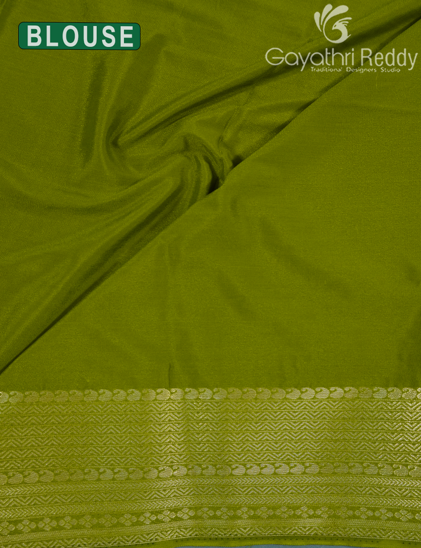 SEMI MYSORE CREPE SAREE-SMC395