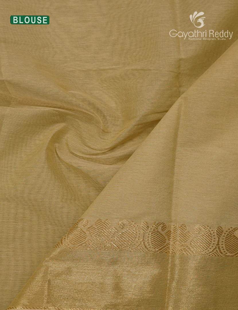 Pure Kanchi Cotton Saree in Light Green