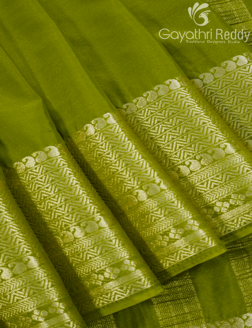 SEMI MYSORE CREPE SAREE-SMC395