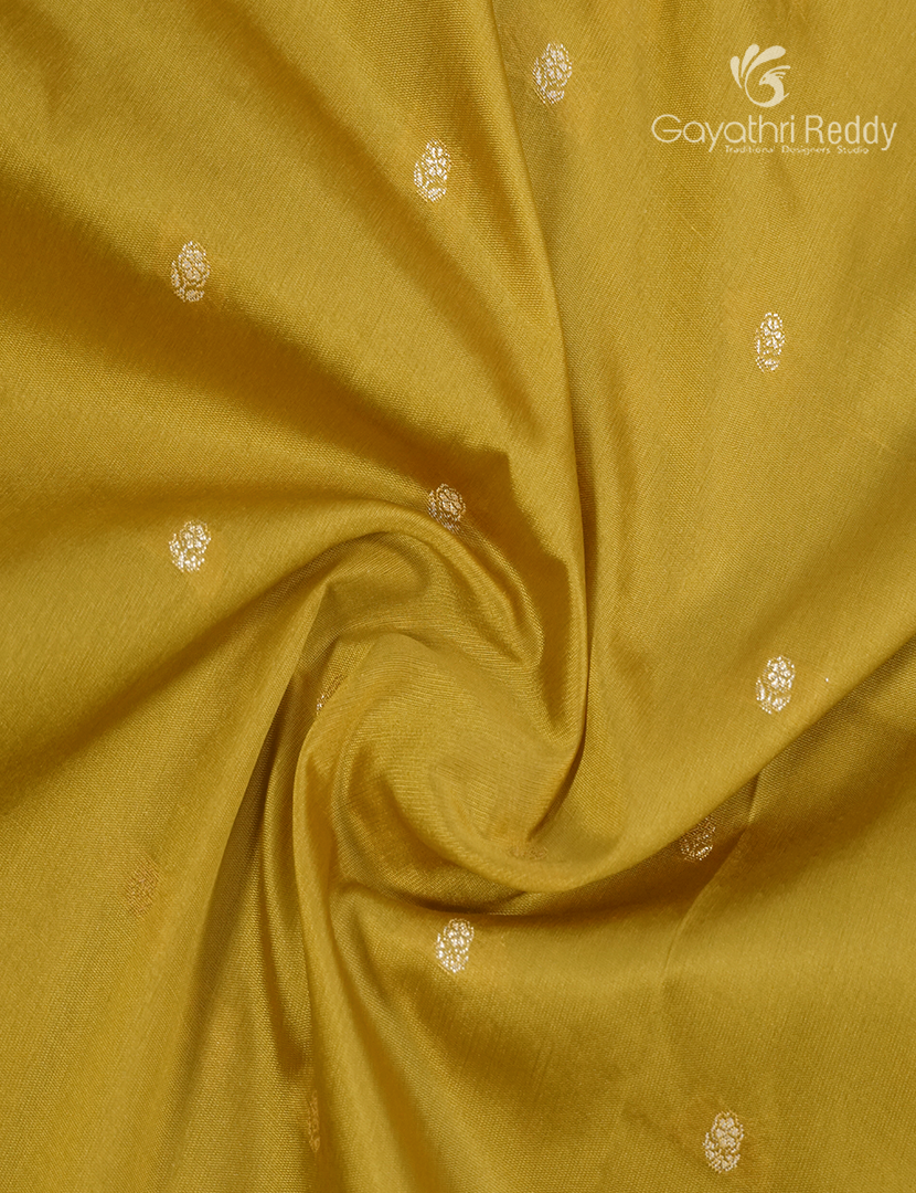 Semi Katan Silk Saree in Light Mustard