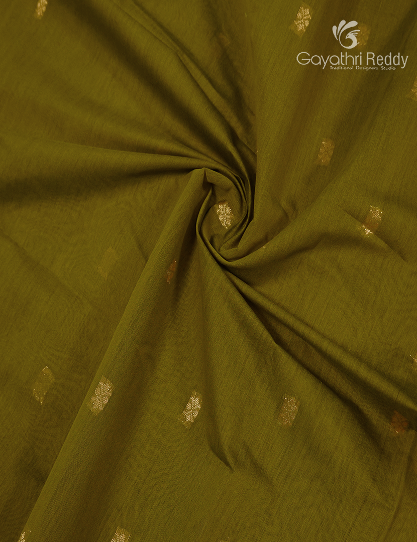 Kanchipuram Sico Saree in Mehendi Green and Lilac