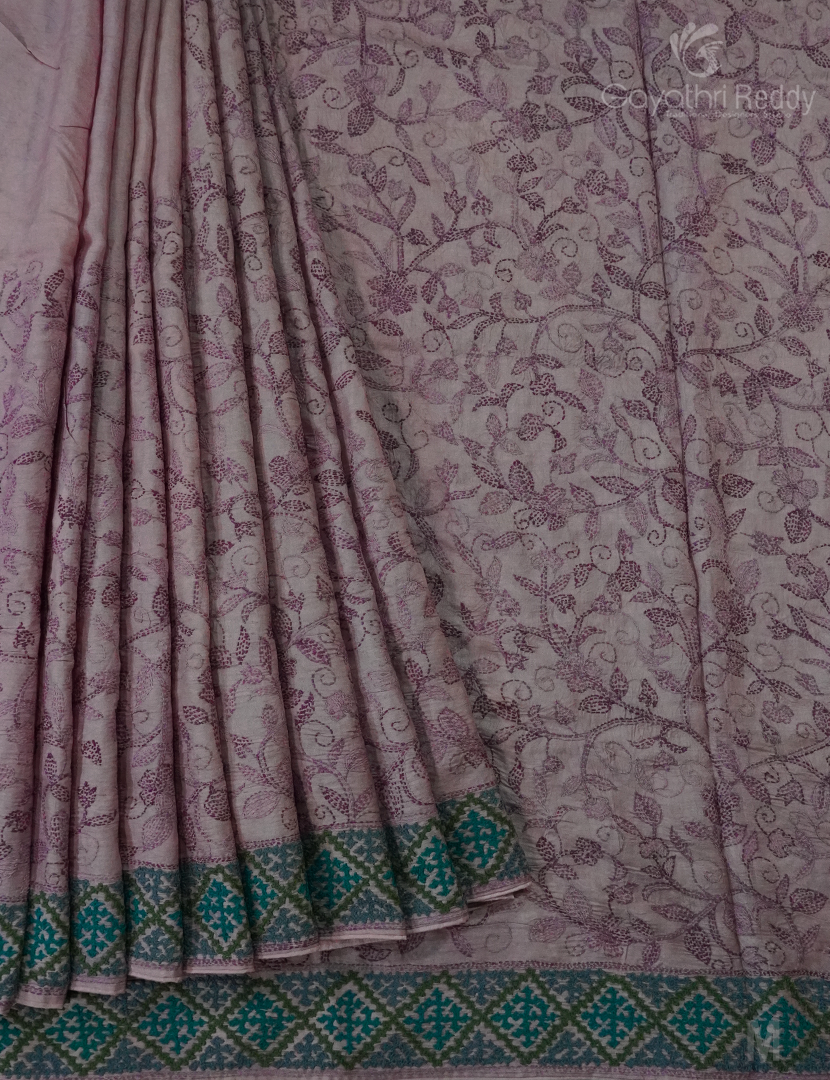 PURE TUSSAR HANDWORK SAREE-TS1351