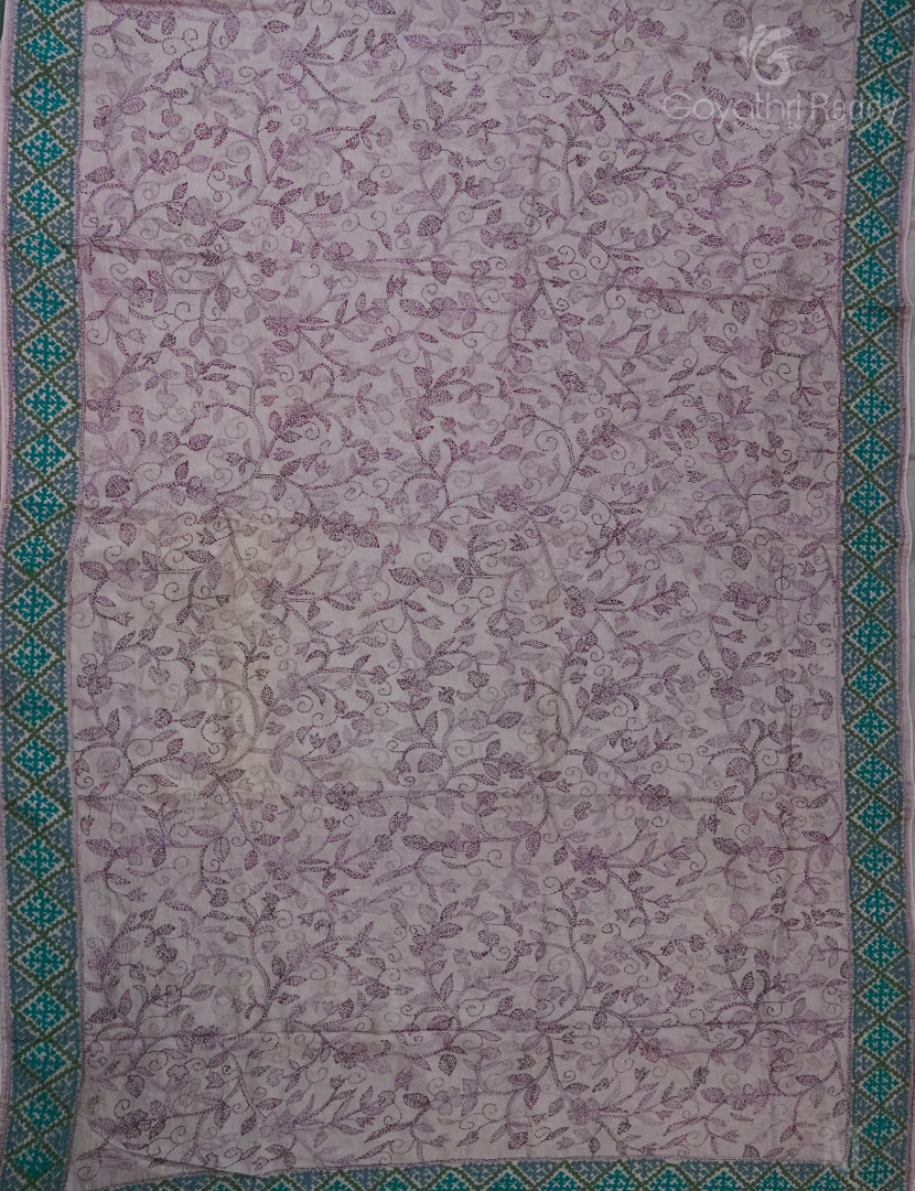 PURE TUSSAR HANDWORK SAREE-TS1351