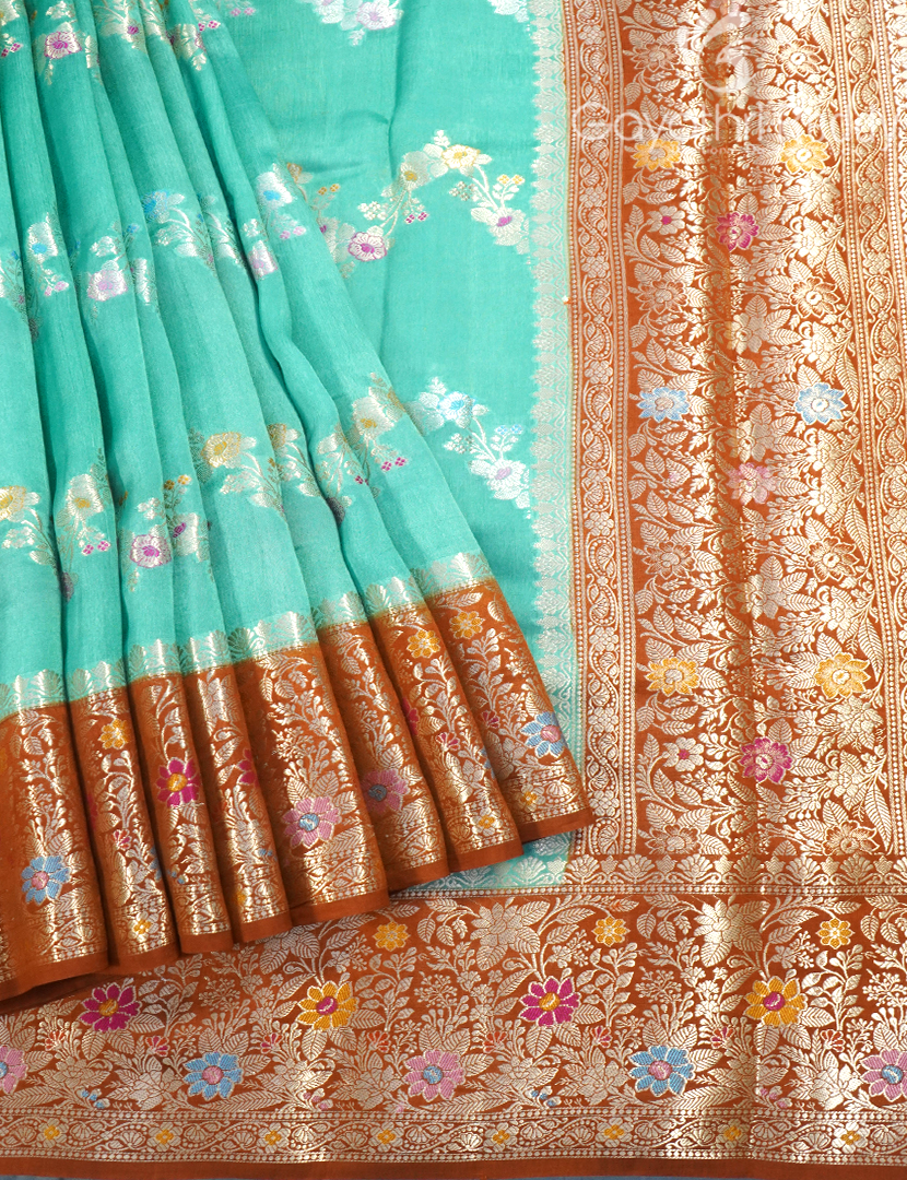MANGO SILK SAREE -PRM998
