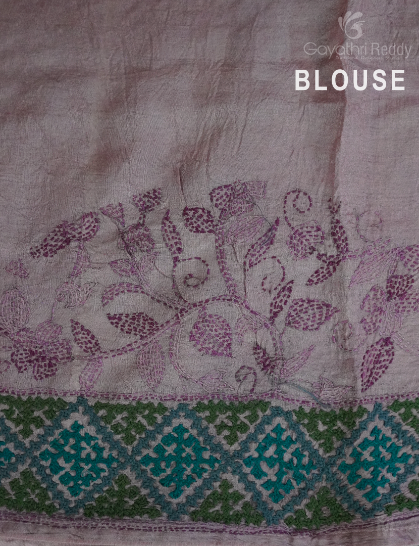 PURE TUSSAR HANDWORK SAREE-TS1351