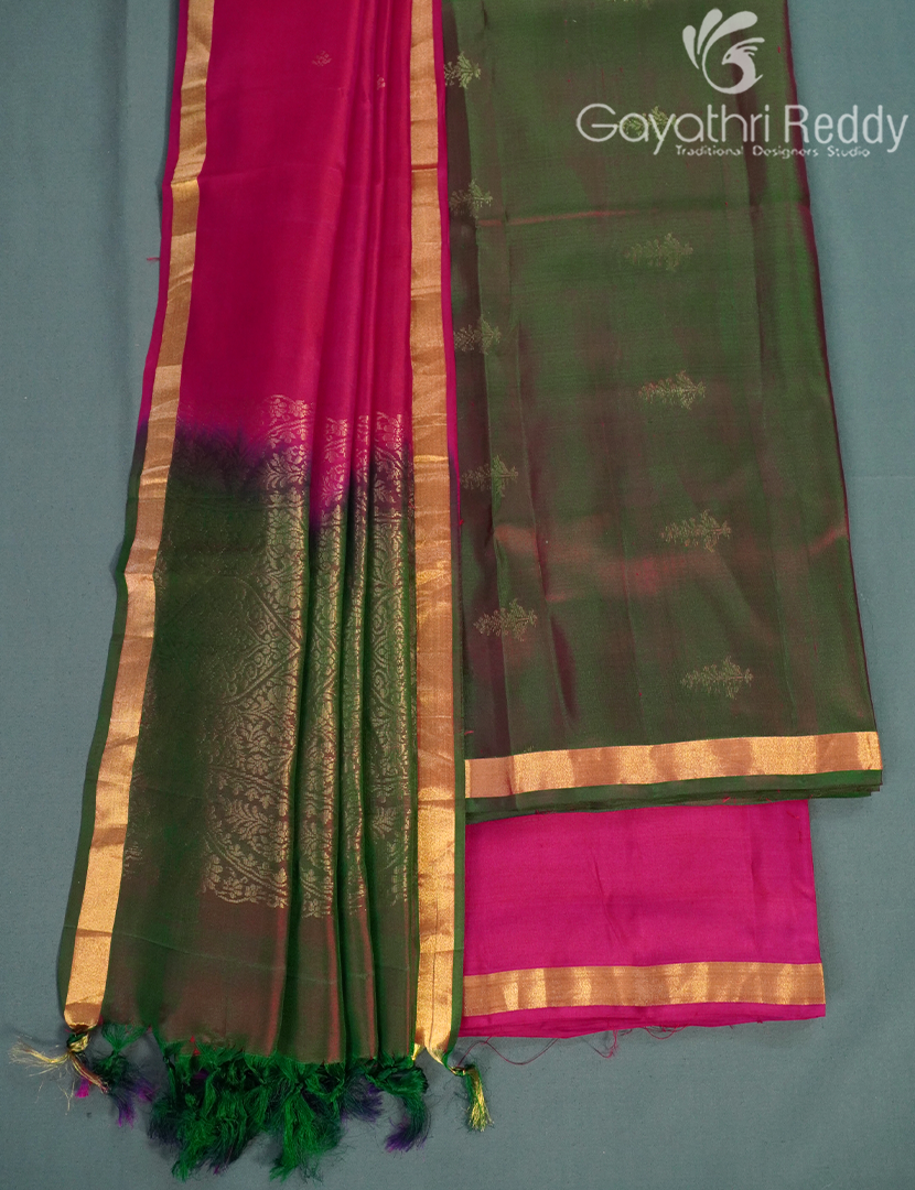 PURE KANCHI PATTU (D.M) 3PC-KPDM19