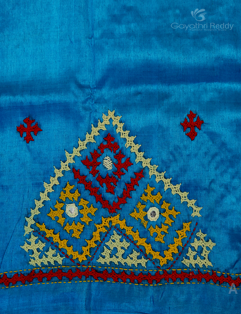 PURE TUSSAR KUTCH WORK-TS836