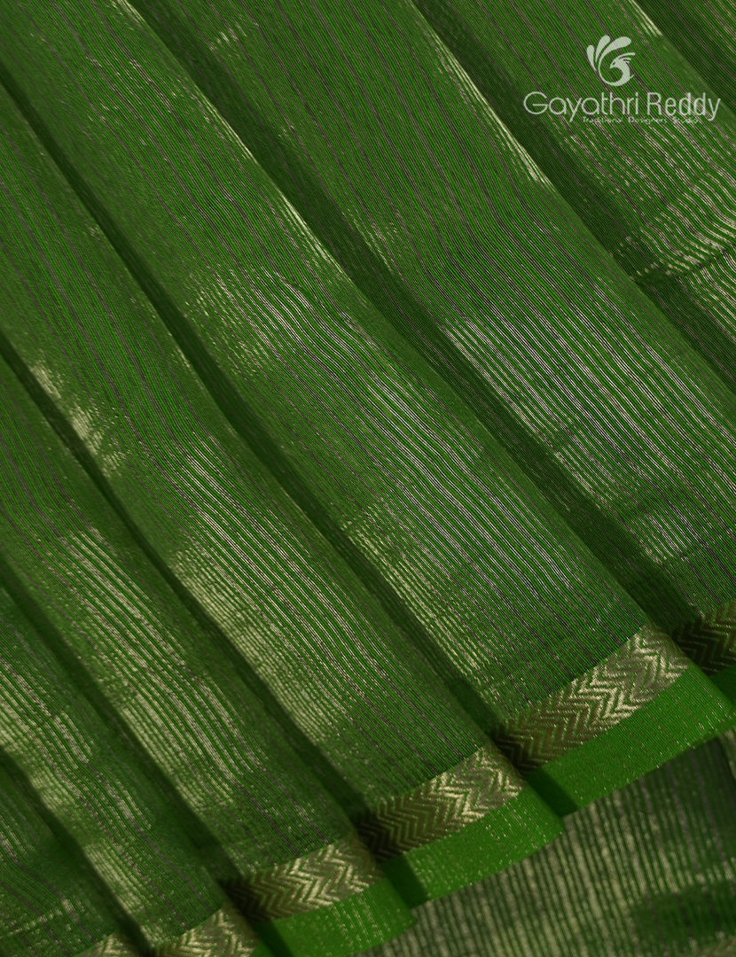 Pure Tissue Saree in Green
