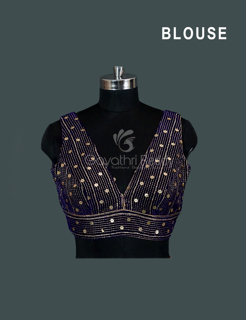 FANCY WORK  BLOUSE-FRB19