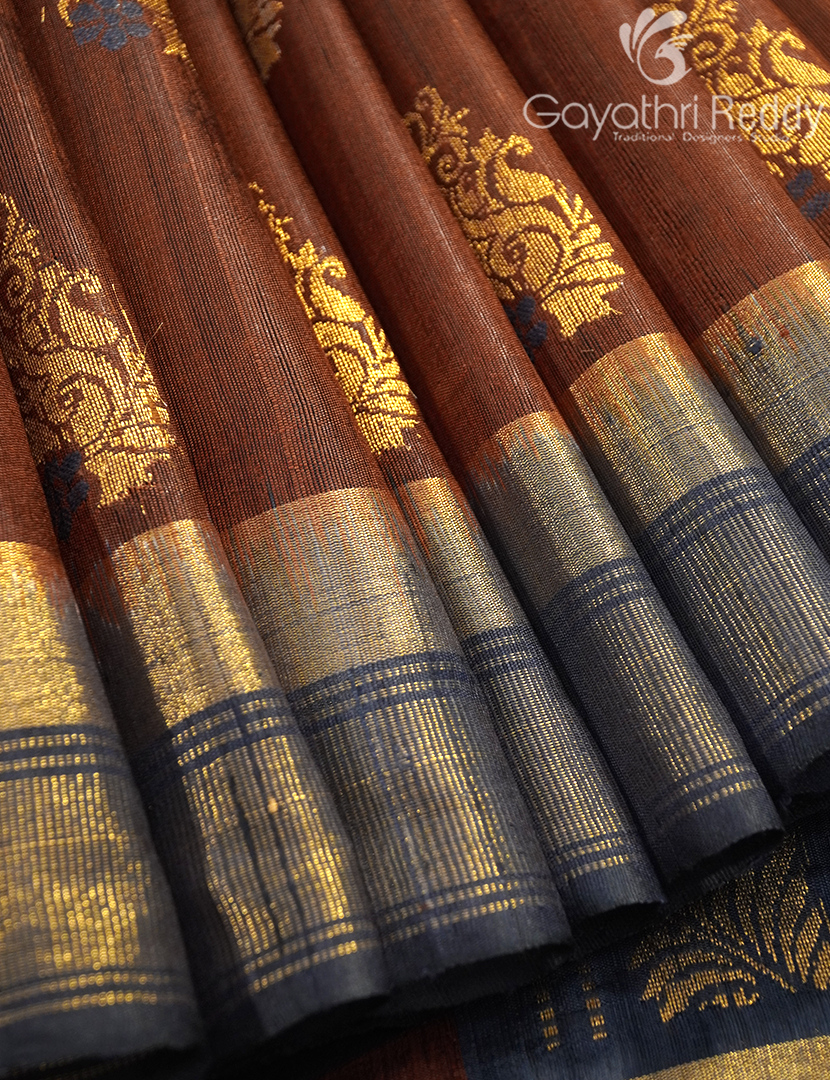 PURE KHADI PATTU SAREE-KHP1218